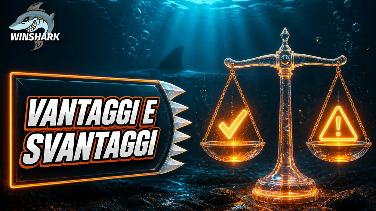Vantaggi e svantaggi di Winshark Casino